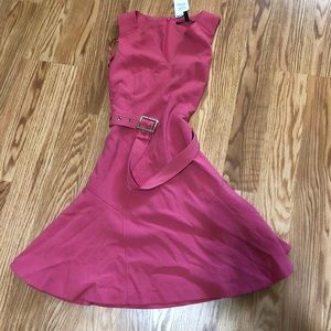 Beautiful coral colored knee length dress!